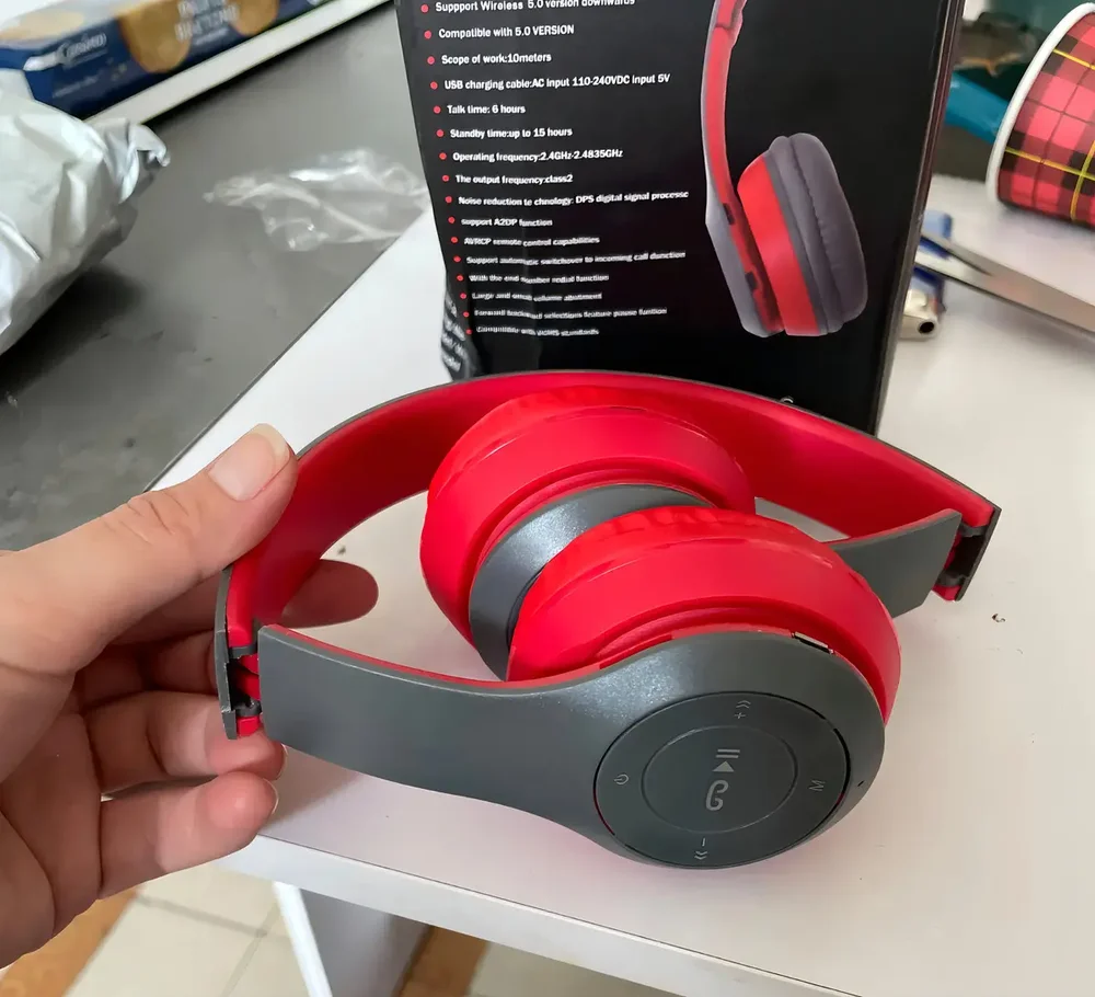 Imagem 5 de 5 do produto Fone Bluetooth P47 Wireless Headphone Sem Fio - Tudo Em Caixa