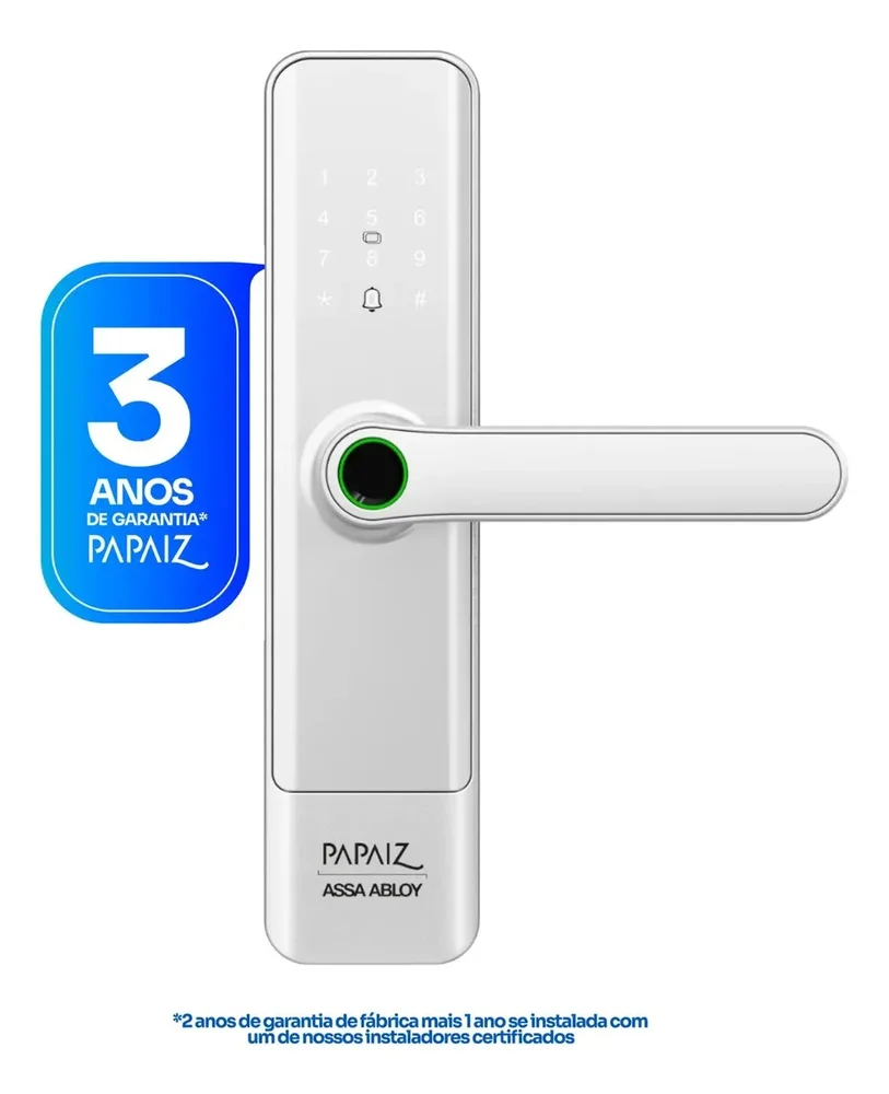 Imagem 5 de 5 do produto Fechadura Digital Sl150 Com Maçaneta Biometrica  De Embutir