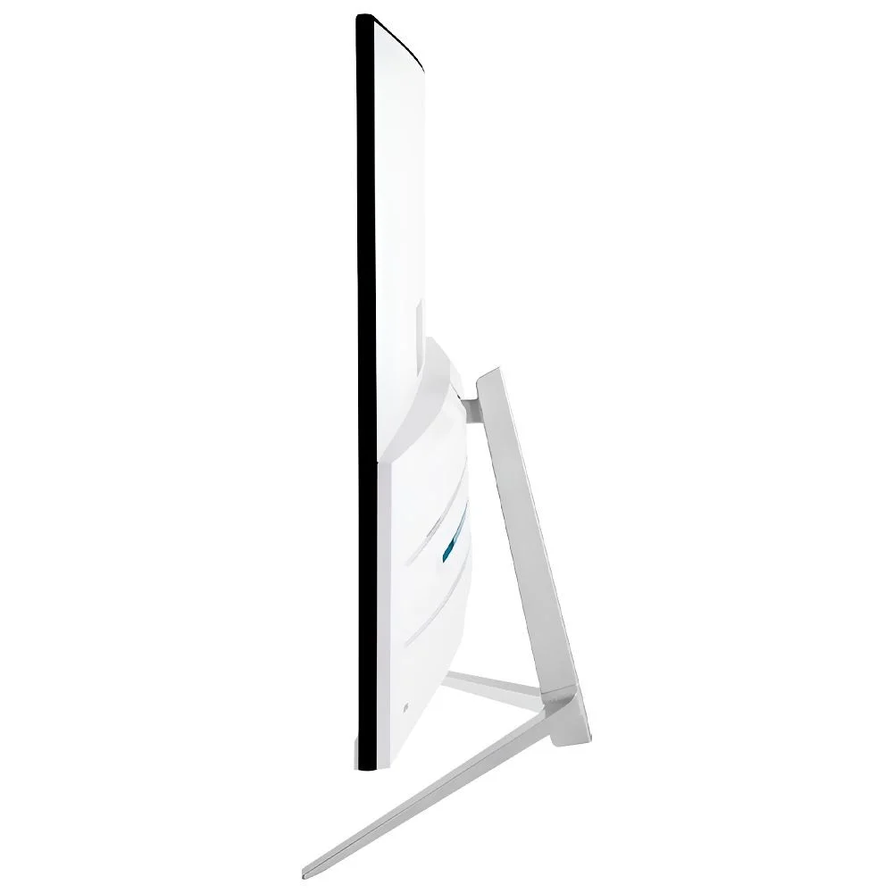 Monitor Gamer Macrovip Max Mv-dmx24cfhw 24 " Full Hd Curvo 180hz 1ms HDMI Dp Branco LED Painel Va Freesync
