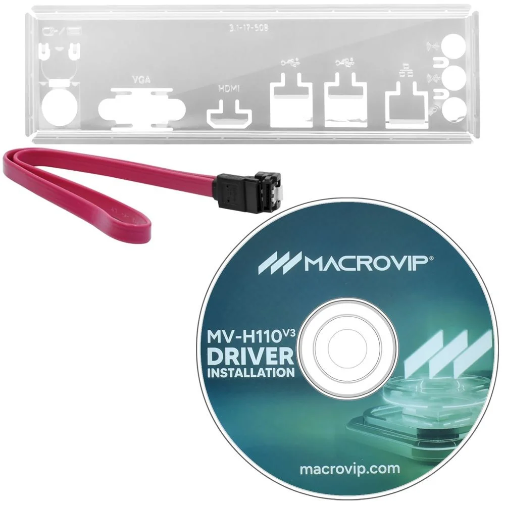 Placa Mãe Macrovip Mv-h110d3 V3 Socket LGA 1151 Micro Atx Vga HDMI Ddr3 Usb 2.0 3.0 LGA 1151 Intel Placa Mãe Macrovip Mv-h110d3 V3 Socket LGA 1151 Micro Atx Vga HDMI Ddr3 Usb 2.0 3.0 LGA 1151 Intel
