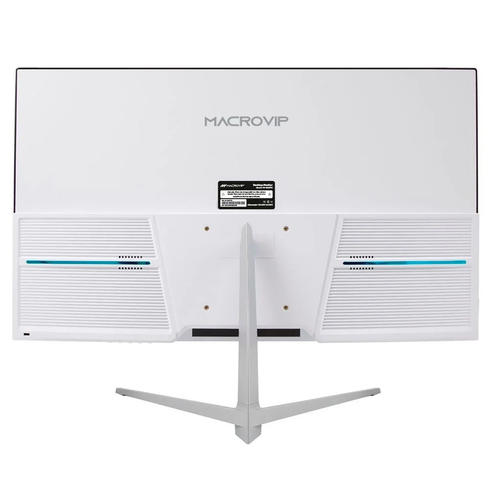 Monitor Macrovip Mv-dm23fhw2 23.8 Full Hd 100hz 1ms Ips HDMI Vga Branco Sem Bordas Ajuste De Inclinação