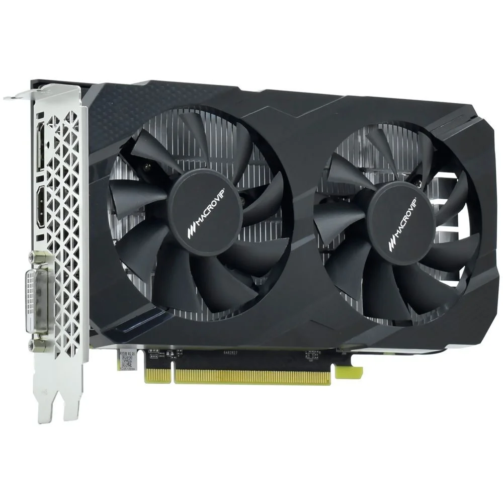 Imagem 3 de 3 do produto Placa De Vídeo Macrovip Radeon Rx580 8GB V2 Mv-rx5808gd5v2 GDDR5 Dual Fan Gamer Directx 12 HDMI Displayport PC Desktop