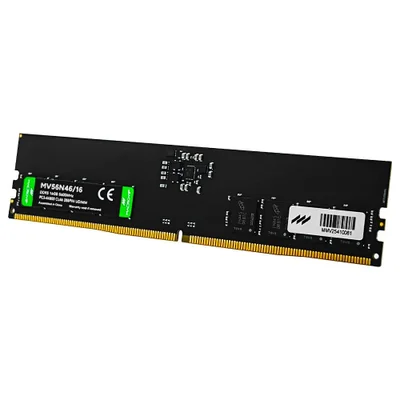 Memória Ram Macrovip 16gb Ddr5 5600mhz Mv56n46/16 Udimm Desktop Alta Performance PC Gamer Preto