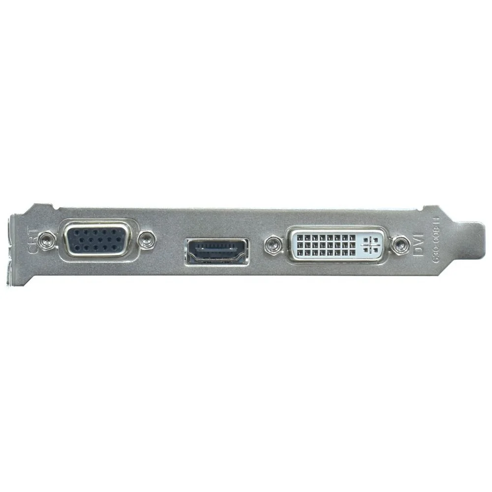 Imagem 3 de 3 do produto Placa De Vídeo Macrovip Geforce G210 1gb Ddr3 Low Profile Mv-g210lp1gd3 HDMI Dvi Vga PCi-express Gamer PC Desktop