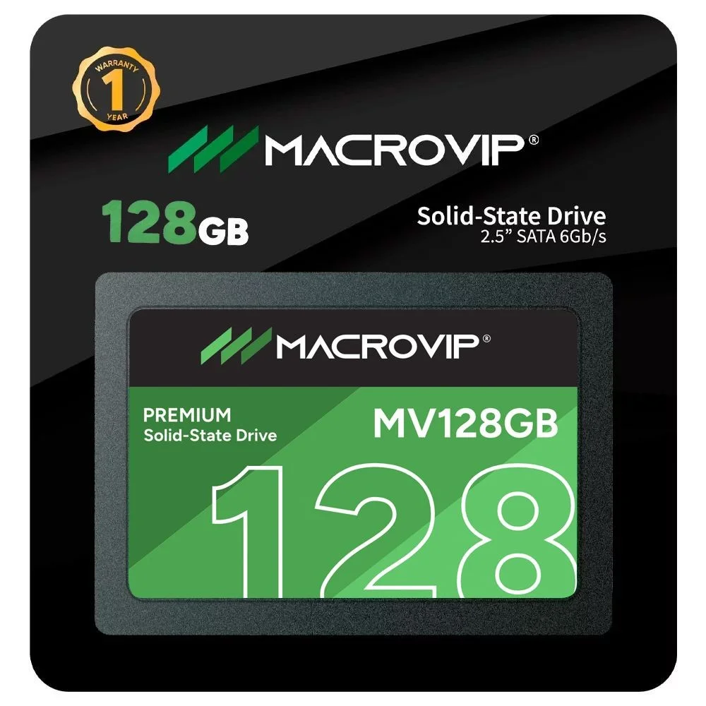 Imagem 3 de 3 do produto SSD Macrovip 128GB 2.5 Sata 3 Mv128GB Sata Iii Leitura Rápida Notebook PC Desktop Interno Armazenamento