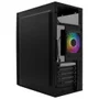 Gabinete Gamer Macrovip Max Series Mid Tower Mv-tcxa303f1b 1 Cooler RGB Lateral Vidro Temperado Preto