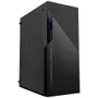Gabinete Gamer Macrovip Max Series Mid Tower Mv-tcxa303f1b 1 Cooler RGB Lateral Vidro Temperado Preto
