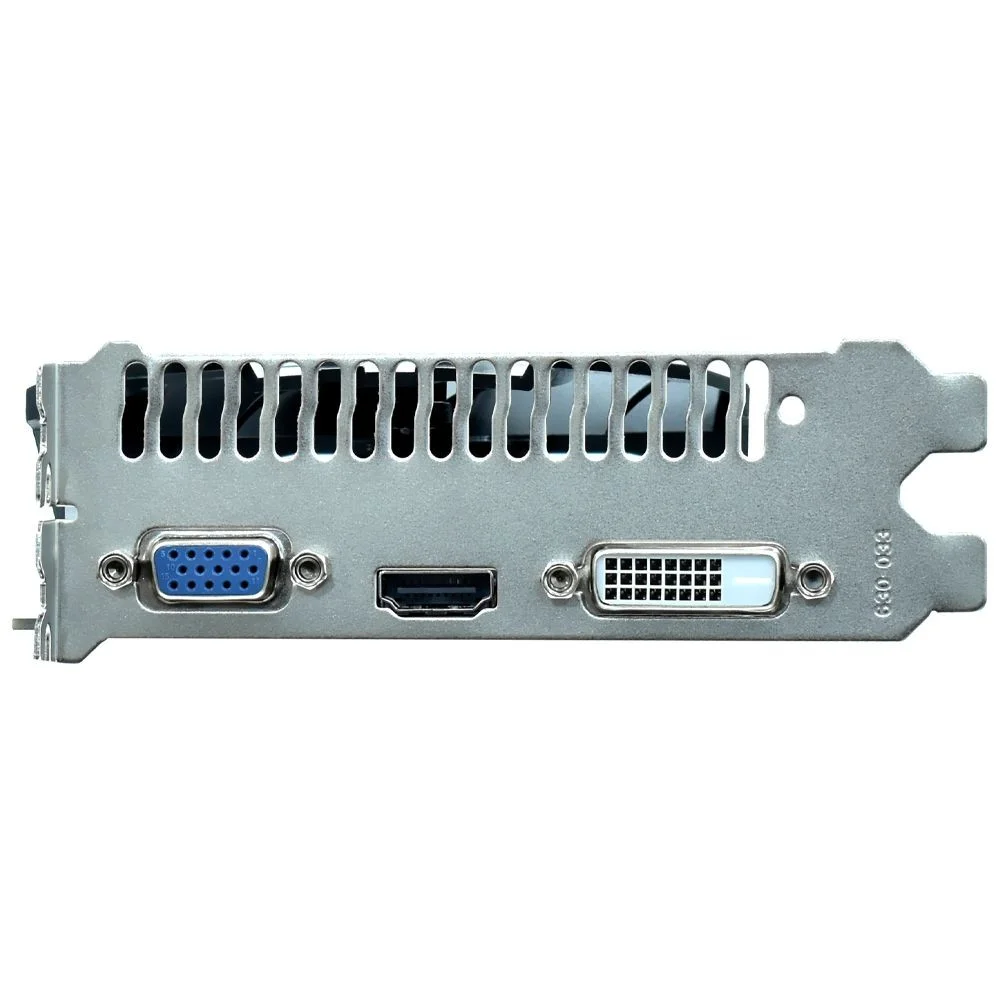Imagem 2 de 3 do produto Placa De Vídeo Macrovip Radeon R7 240 4gb Ddr3 Mv-r72404gd3 HDMI Dvi Vga Low Profile Gamer PC Desktop