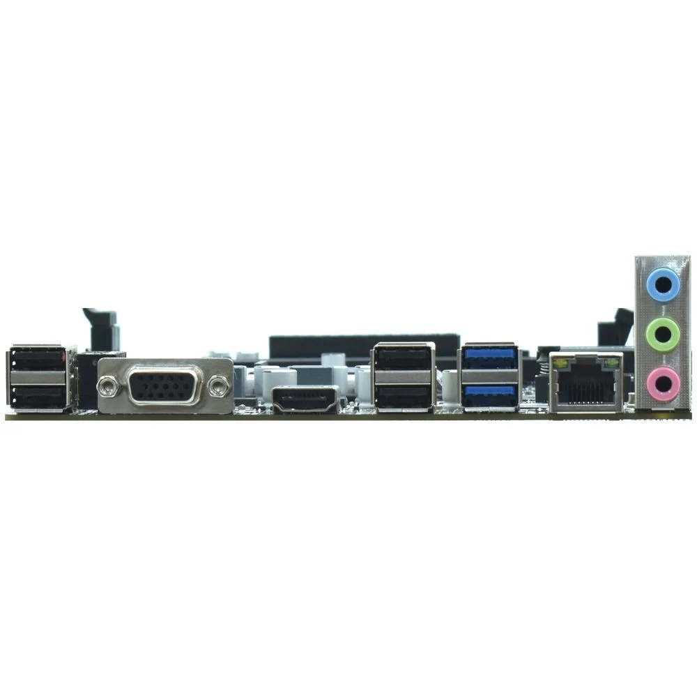 Imagem 2 de 4 do produto Placa Mãe Macrovip Mv-b75v2 LGA  1155 Chipset Intel B75 Ddr3 Micro Atx Vga HDMI Usb 2.0 Sata Ii Gamer Office