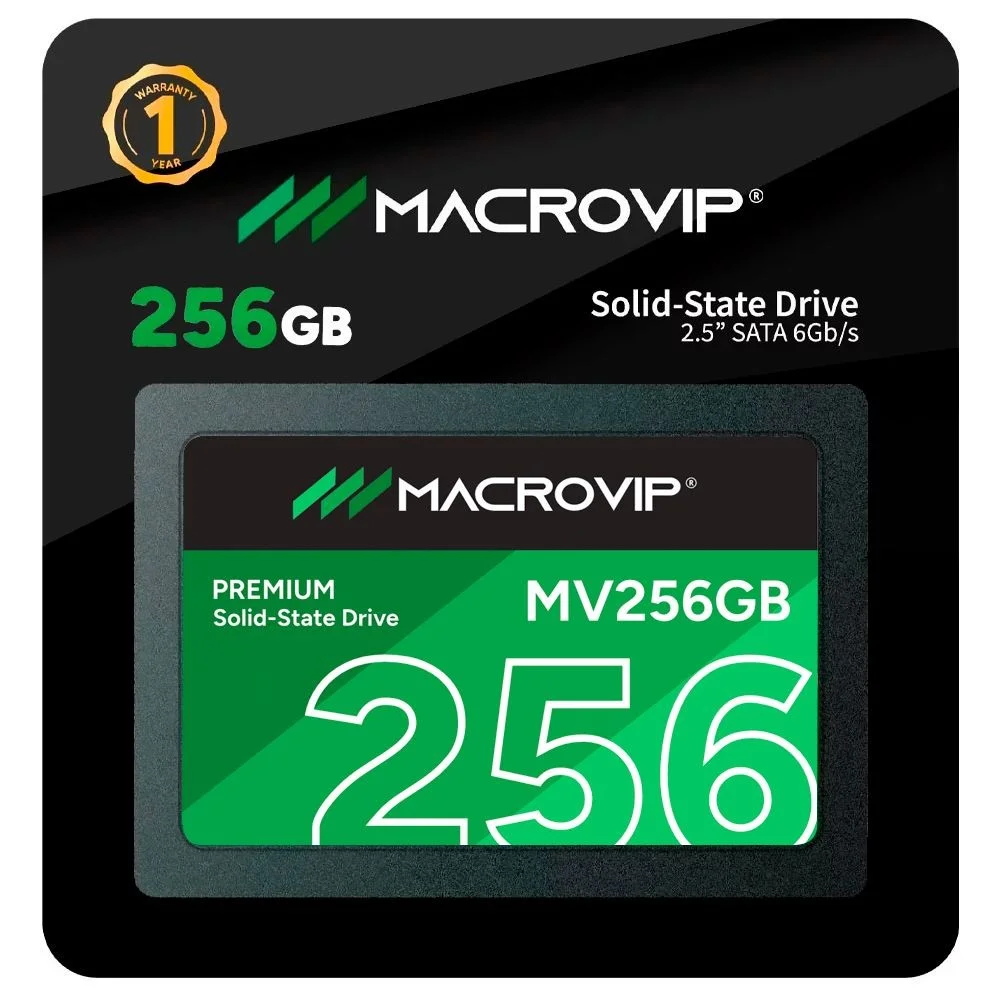 Imagem 3 de 3 do produto SSD Macrovip Mv256gb 256gb 2.5 Sata 3 Interno Leitura Alta Velocidade Notebook PC 7mm