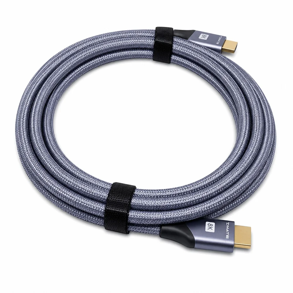 Imagem 2 de 5 do produto Cabo HDMI 2.1 8k Hd 60hz 4k 120hz Alta Velocidade Tomate 3 Metros