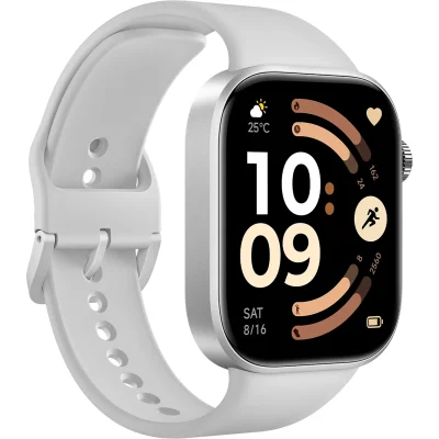 Relógio Smartwatch Xiaomi Redmi Watch 6 Gps Integrado, - Prata Cinza