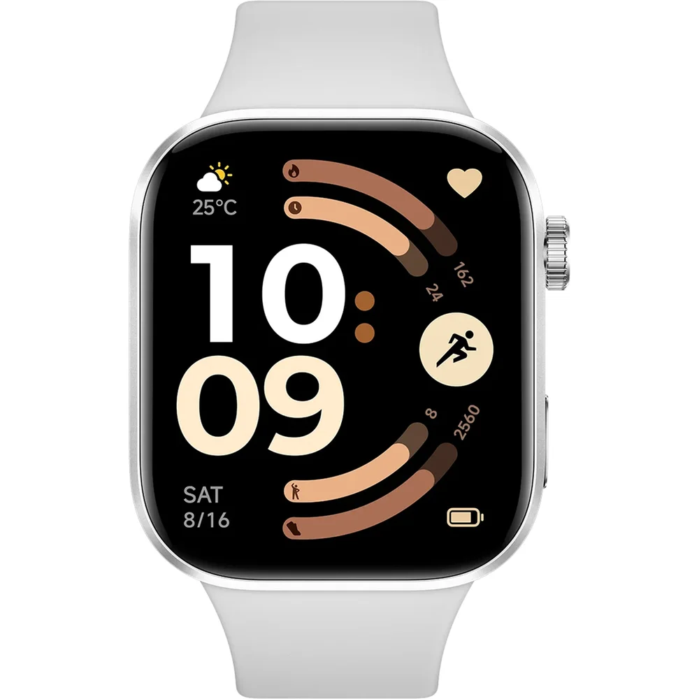 Imagem 4 de 5 do produto Relógio Smartwatch Xiaomi Redmi Watch 6 Gps Integrado, - Prata Cinza