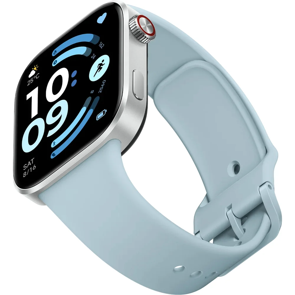Relógio Smartwatch Xiaomi Redmi Watch 6 Gps Integrado, - Glacier Azul