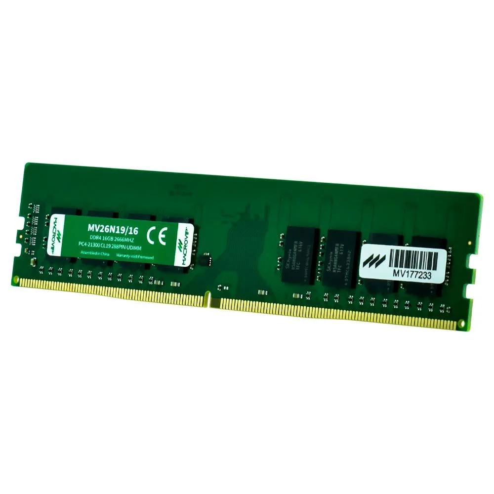Memória Ram Macrovip Ddr4 16gb 2666mhz Mv26n19/16 Sodimm Notebook 1.2v Cl19 Desktop Performance