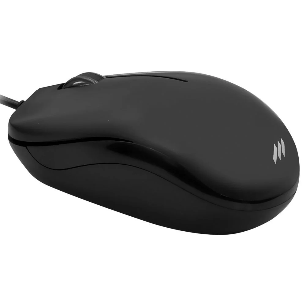 Imagem 2 de 3 do produto Mouse Macrovip Mv-m810ub Usb Óptico Com Fio 1000 Dpi Ergonômico PC Notebook Preto
