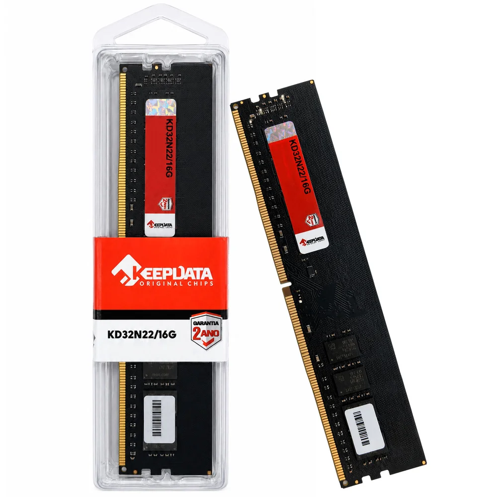 Memória Keepdata 16gb, Ddr4, 3200mhz, Cl22 - Kd32n22/16g