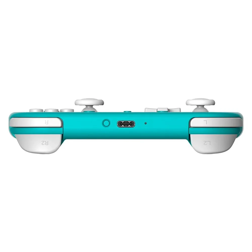 Imagem 3 de 4 do produto Controle Sem Fio 8bitdo Lite 2 80ka02 Nintendo Switch Android Bluetooth Portátil Turquesa