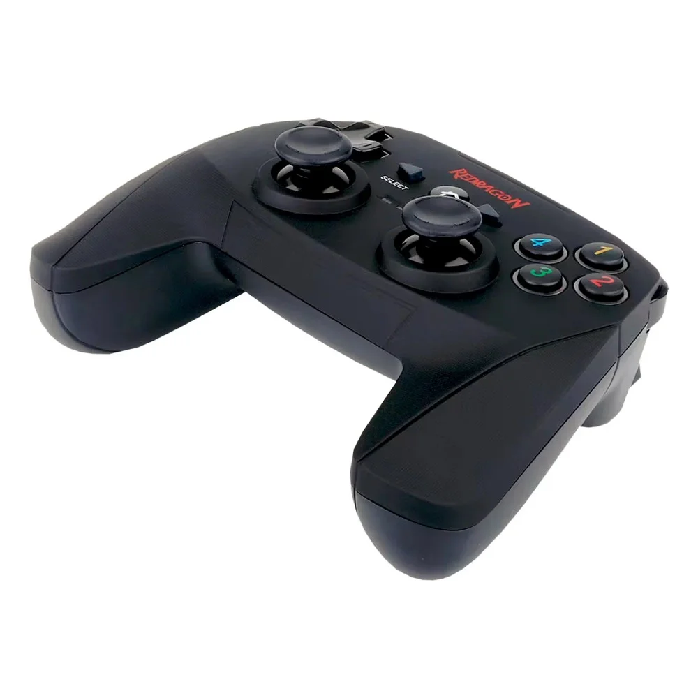 Imagem 2 de 5 do produto Controle Sem Fio Redragon Harrow G808 Joystick PC WINDOWS Ps3 Android Dual Shock Vibração Preto