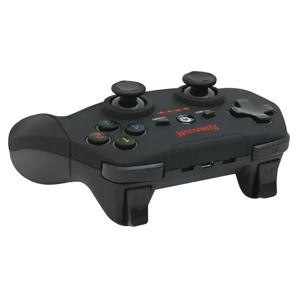 Imagem 3 de 5 do produto Controle Sem Fio Redragon Harrow G808 Joystick PC WINDOWS Ps3 Android Dual Shock Vibração Preto