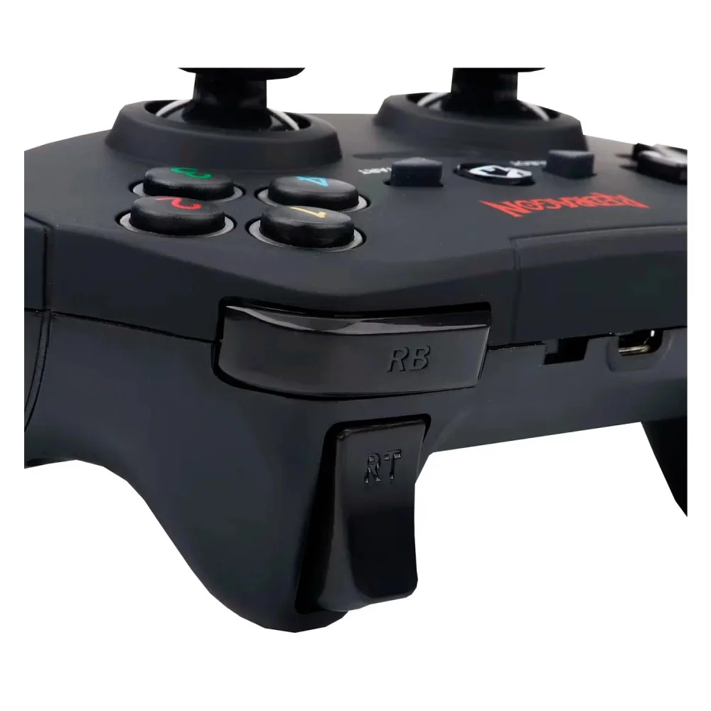 Imagem 4 de 5 do produto Controle Sem Fio Redragon Harrow G808 Joystick PC WINDOWS Ps3 Android Dual Shock Vibração Preto
