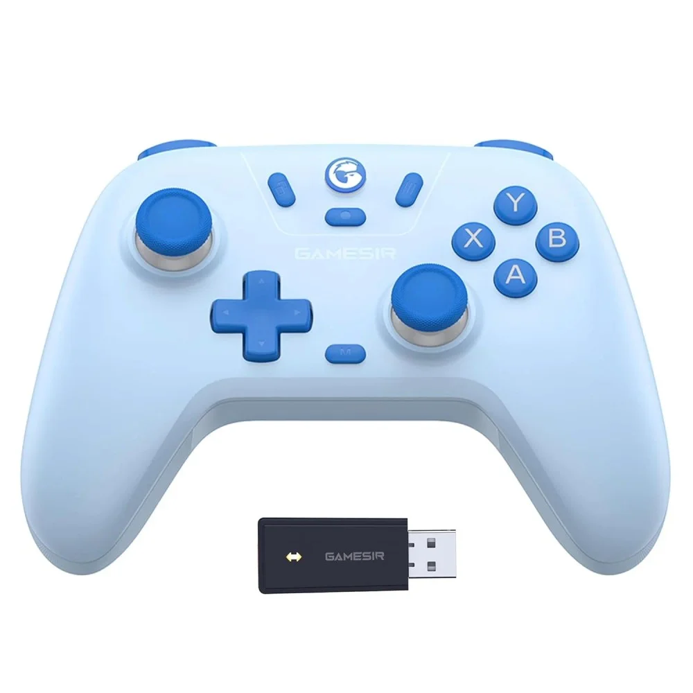 Controle Gamesir Nova Lite Sem Fio Nintendo Switch PC Smartphone Android Ios Bluetooth Gamepad Azul Joystick Hall Effect Controle Gamesir Nova Lite Sem Fio Nintendo Switch PC Smartphone Android Ios Bluetooth Gamepad Azul Joystick Hall Effect
