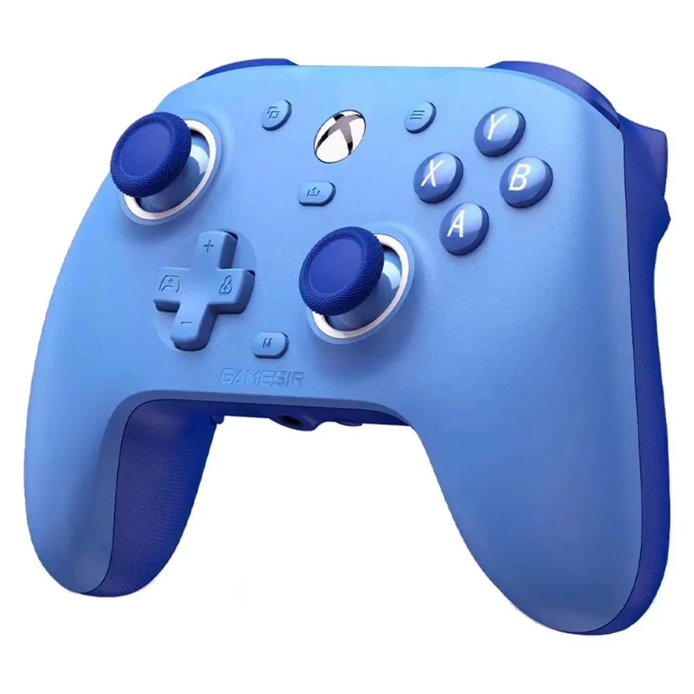 Controle Joystick Gamesir G7 Se XBOX Series X|s PC Cabo Usb Hall Effect Analógicos 2 Botões Traseiros Azul Gamer