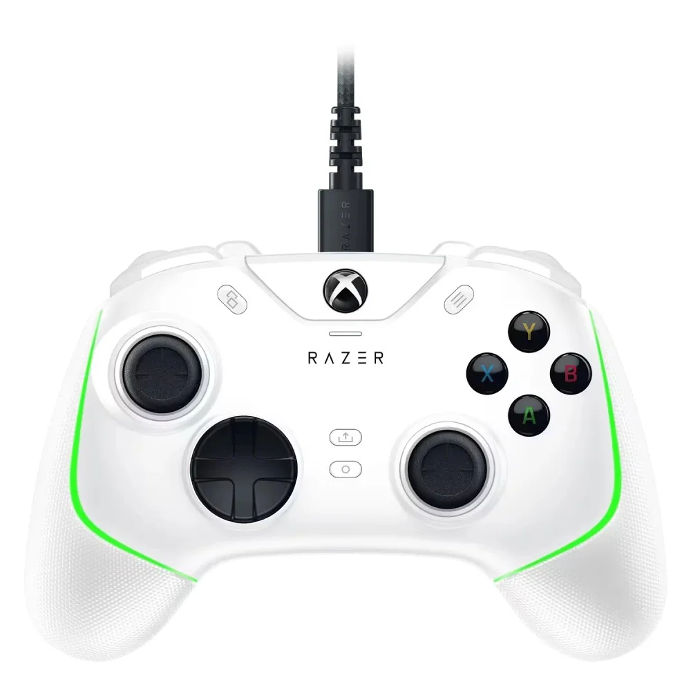 Controle Razer Wolverine V2 Chroma Rz06-04010200-r3u1 Para XBOX Series S X PC Com Fio Mecatátil RGB Chroma Branco Controle Razer Wolverine V2 Chroma Rz06-04010200-r3u1 Para XBOX Series S X PC Com Fio Mecatátil RGB Chroma Branco