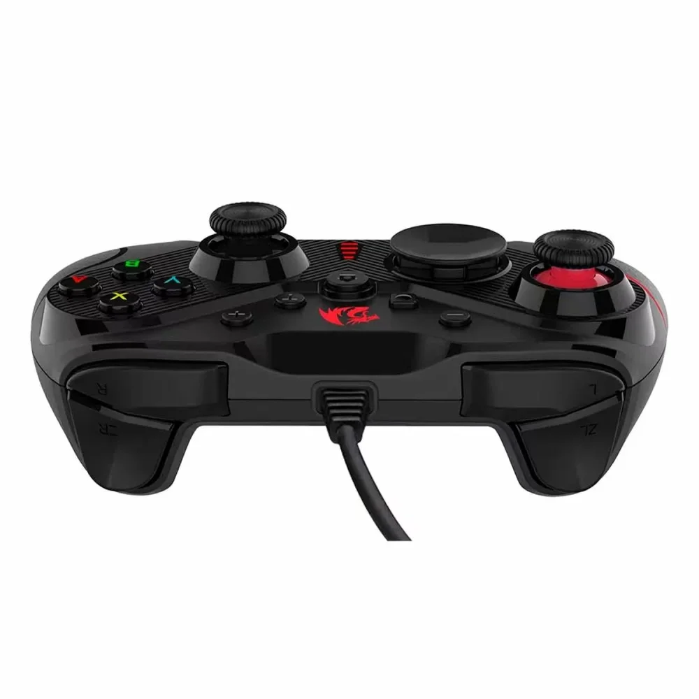 Controle Gamer Redragon Rift G710 PC Sem Fio Bluetooth Usb Dual Vibration Ergonômico Preto Controle Gamer Redragon Rift G710 PC Sem Fio Bluetooth Usb Dual Vibration Ergonômico Preto