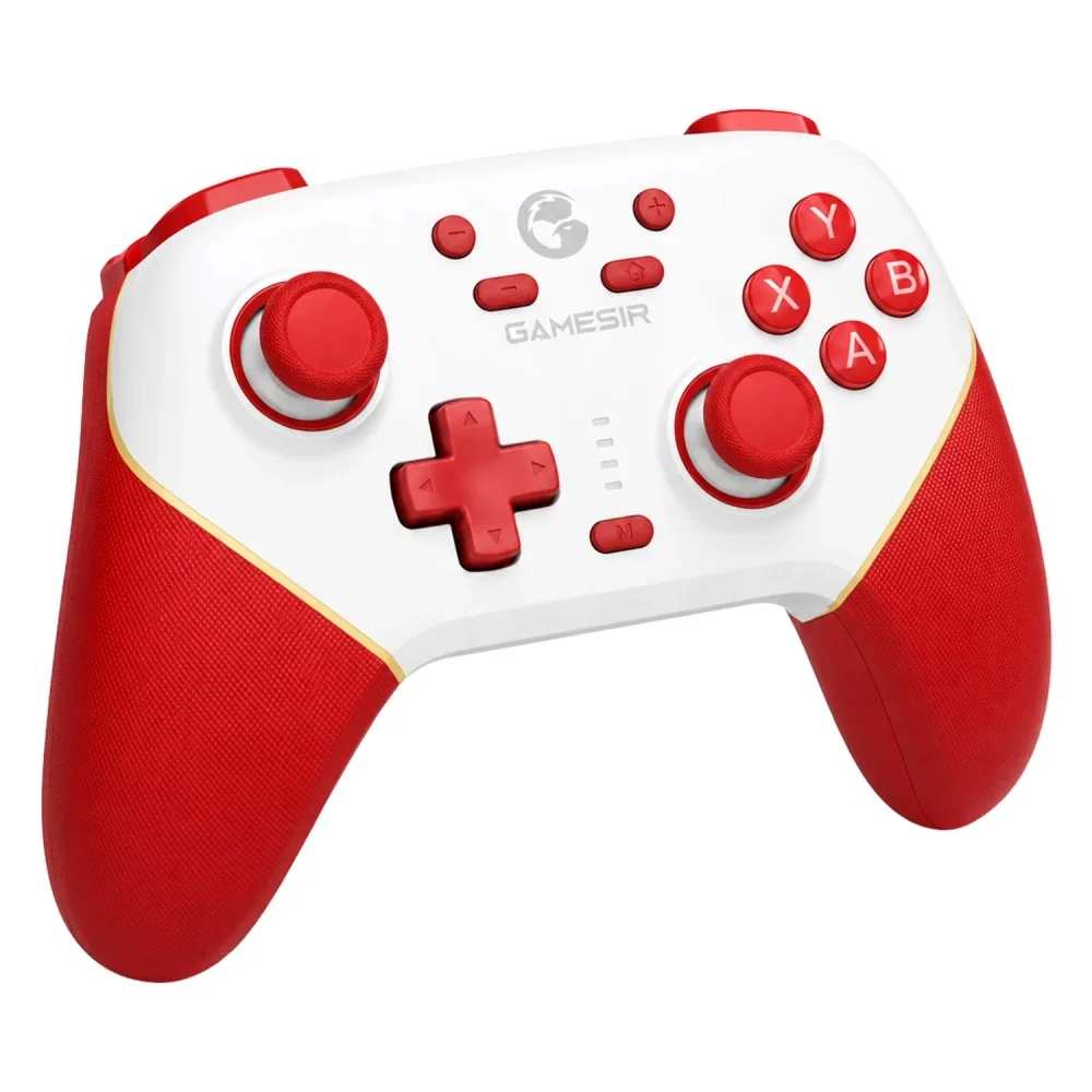 Controle Gamesir Super Nova T4n Pro Com Base PC Switch Android Ios Bluetooth Usb Preto