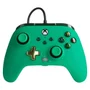 Controle Powera Enhanced Wired Para XBOX One XBOX Series X S PC Pwa-a-02487 Com Fio Verde Botões Avançados Mapeáveis Áudio 3.5mm Ergonômico