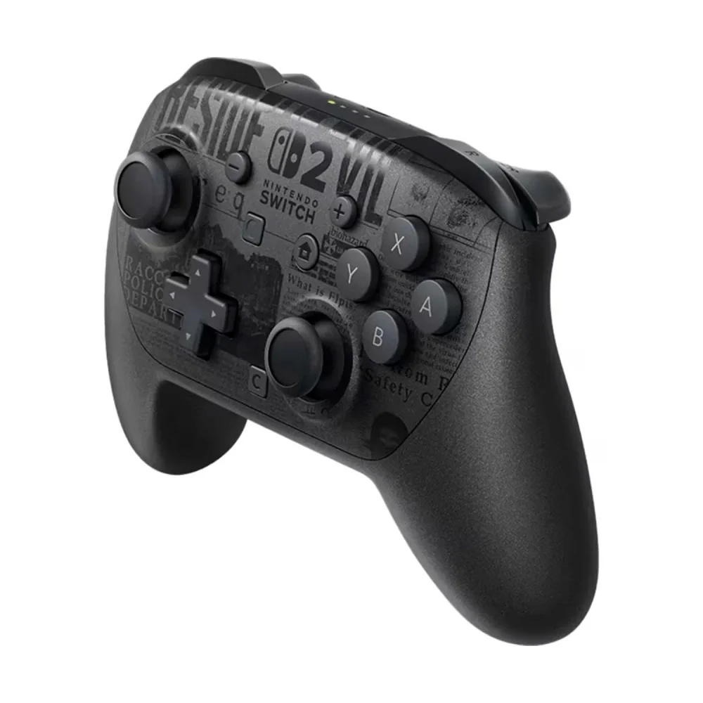Imagem 2 de 4 do produto Controle Sem Fio Nintendo Switch 2 Pro Resident Evil Requiem Edition Bluetooth Ergonômico Bateria Recarregável Vibração Hd