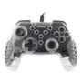 Controle Nyko Air Glow Para Nintendo Switch 873037 Sem Fio LED RGB Ergonômico Vibração Bateria Recarregável Transparente