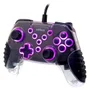 Controle Nyko Air Glow Para Nintendo Switch 873037 Sem Fio LED RGB Ergonômico Vibração Bateria Recarregável Transparente