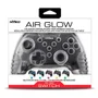 Controle Nyko Air Glow Para Nintendo Switch 873037 Sem Fio LED RGB Ergonômico Vibração Bateria Recarregável Transparente