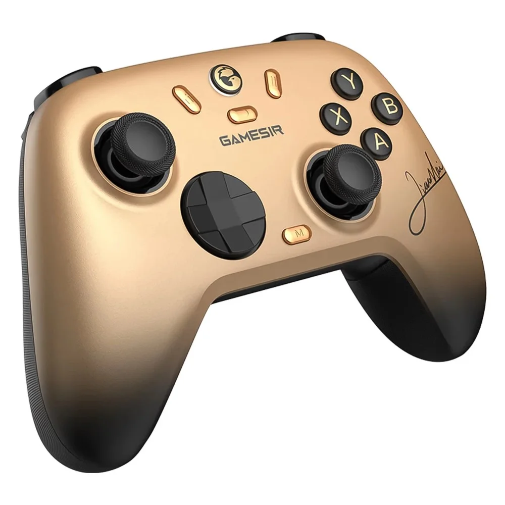 Imagem 3 de 4 do produto Controle Sem Fio Gamesir Nova 2 Lite Champion Edition Nintendo Switch PC Android Ios Bluetooth Dourado Hall Effect Joystick