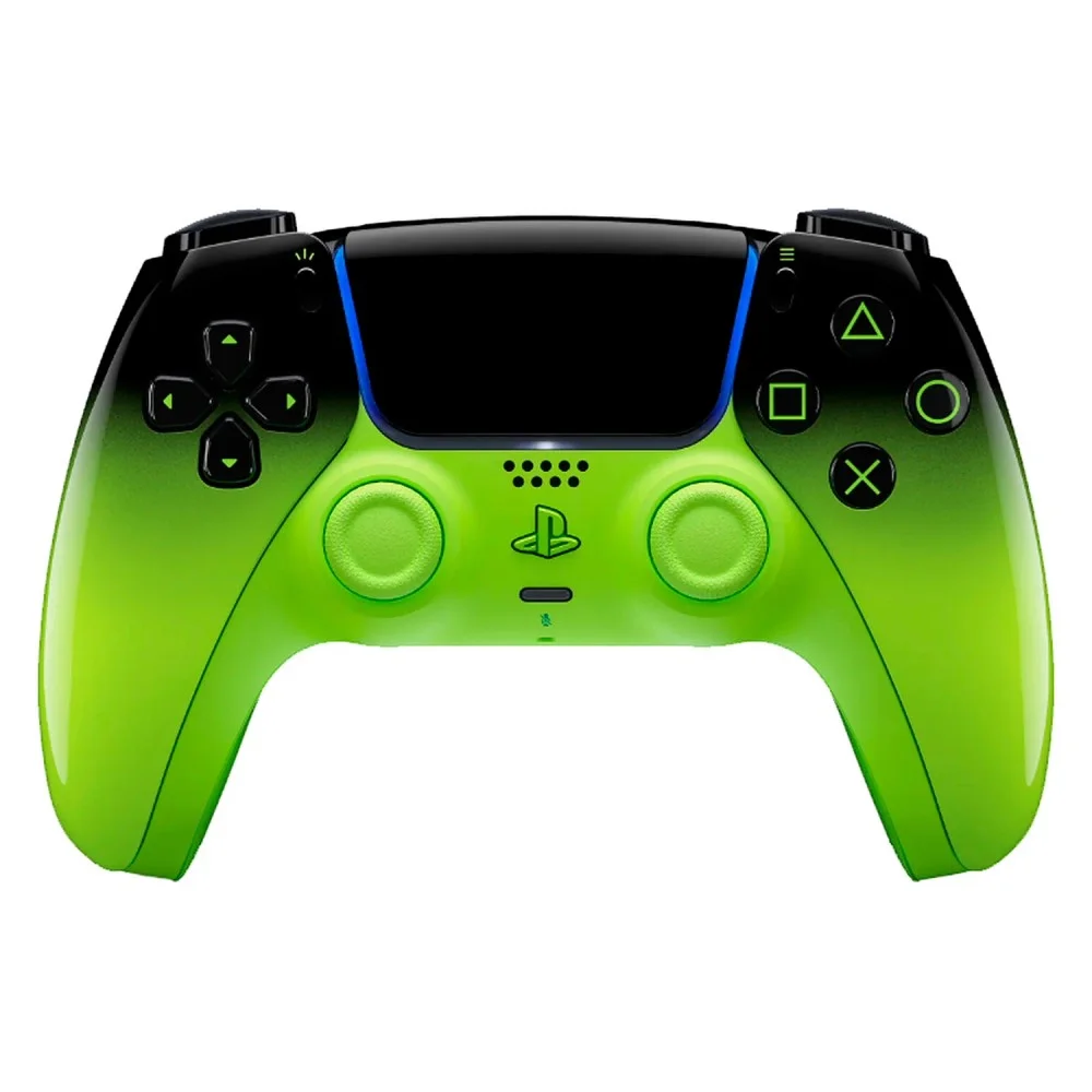 Controle Sem Fio Sony Dualsense Hyperpop Remix Green Para Ps5 Bluetooth Feedback Haptico Gatilhos Adaptáveis Verde E Preto Controle Sem Fio Sony Dualsense Hyperpop Remix Green Para Ps5 Bluetooth Feedback Haptico Gatilhos Adaptáveis Verde E Preto