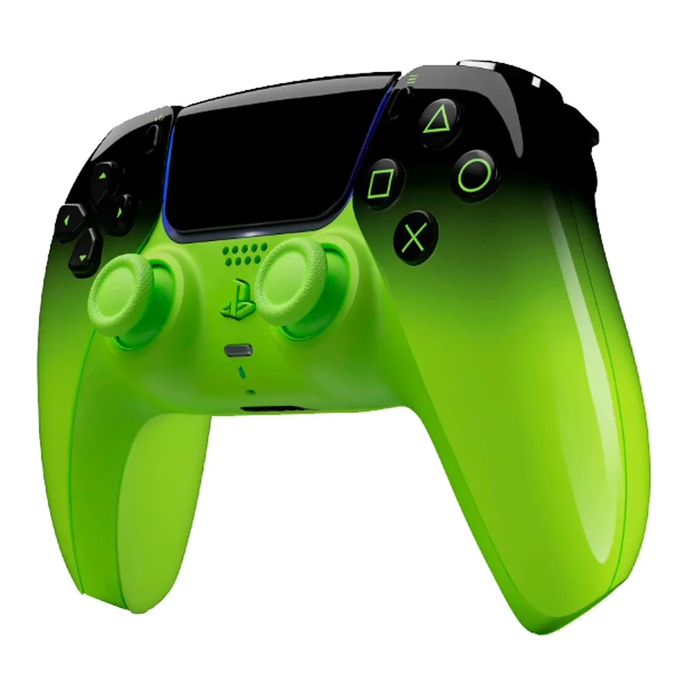 Controle Sem Fio Sony Dualsense Hyperpop Remix Green Para Ps5 Bluetooth Feedback Haptico Gatilhos Adaptáveis Verde E Preto Controle Sem Fio Sony Dualsense Hyperpop Remix Green Para Ps5 Bluetooth Feedback Haptico Gatilhos Adaptáveis Verde E Preto