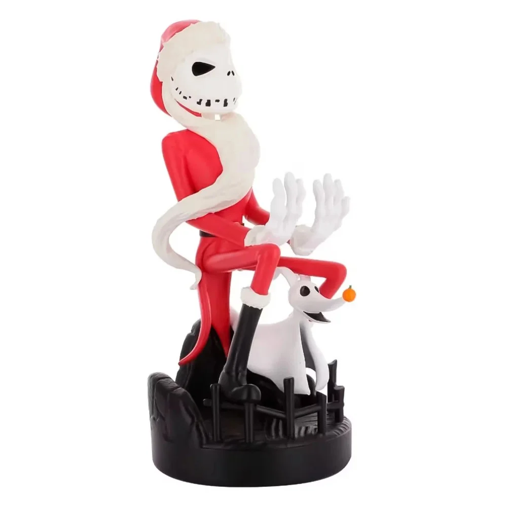 Imagem 3 de 5 do produto Suporte Para Controle E Smartphone Cable Guys Santa Jack Skellington 3d Fone De Ouvido Comando Acessório Gamer Colecionável Preto E Branco