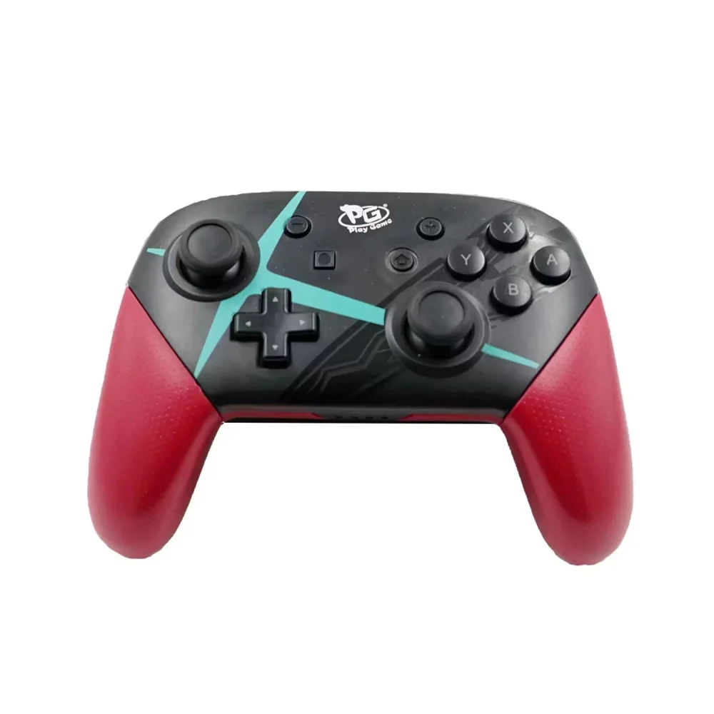 Imagem 4 de 4 do produto Controle Sem Fio Nintendo Switch Pro Xenoblade 2 Edition Bluetooth Vibração Hd Sensor De Movimento Bateria Recarregável Gamepad