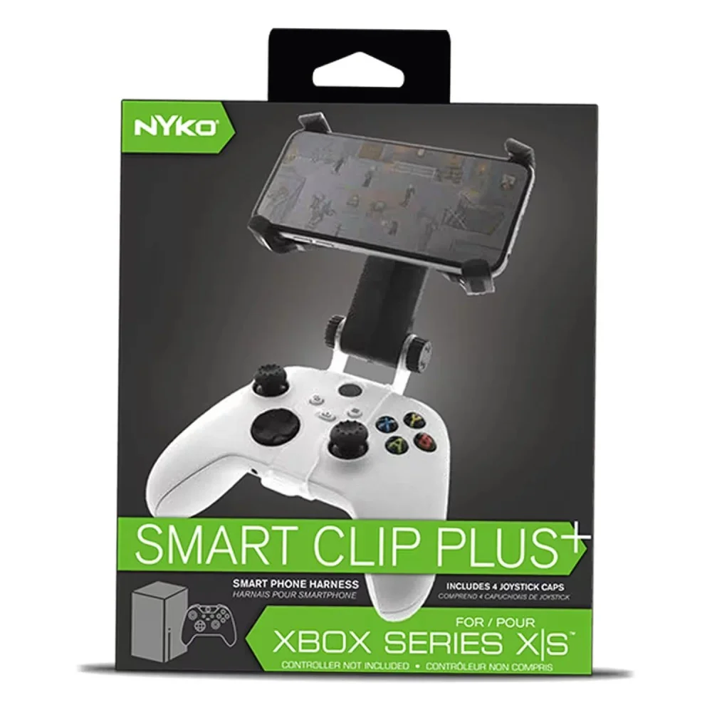 Suporte Para Controle Nyko Smart Clip Plus XBOX Series X|s Smartphone Celular Encaixe Ajustável Preto Suporte Para Controle Nyko Smart Clip Plus XBOX Series X|s Smartphone Celular Encaixe Ajustável Preto