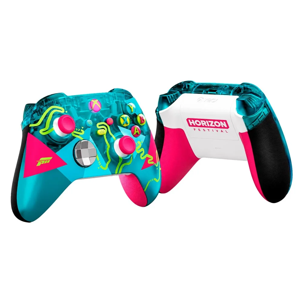 Imagem 3 de 3 do produto Controle Sem Fio Microsoft XBOX Series X Forza Horizon 6 Limited Edition Bluetooth Trigger Rumble Preto Especial