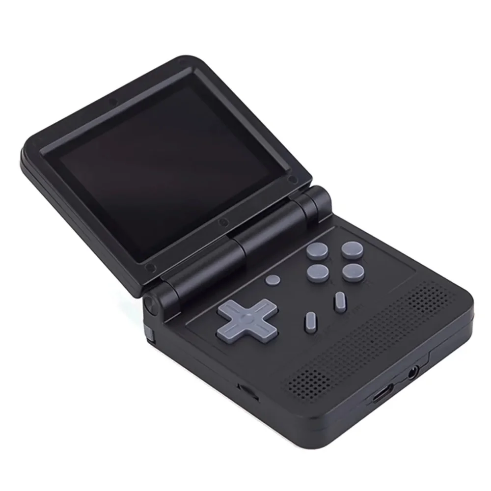 Imagem 2 de 3 do produto Console Portátil Powkiddy Flip 16gb Tela 2.8 " Cor Preto Retro Emulador Jogos Portátil Compacto