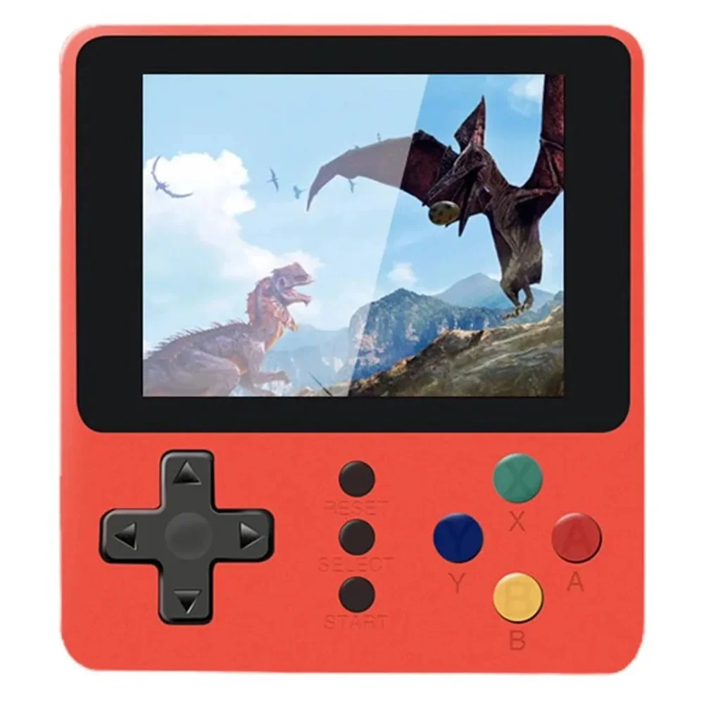 Console Portátil Game Box Plus K5 500 Jogos + Controle Vermelho Tela Lcd Bateria Recarregável Retro Portátil Multijogador