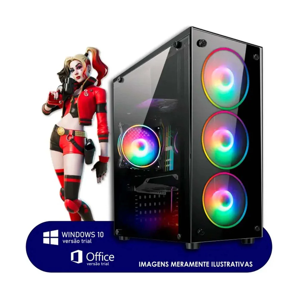 Computador Cpu Gamer I7 6ª 16gb Ddr4 Ssd 240gb Gtx 1050 ti C/wifi - view 2