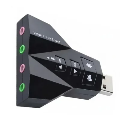 Placa De Som Externa Usb 7.1 Xtrad P2 Fone Microfone Xt-2031