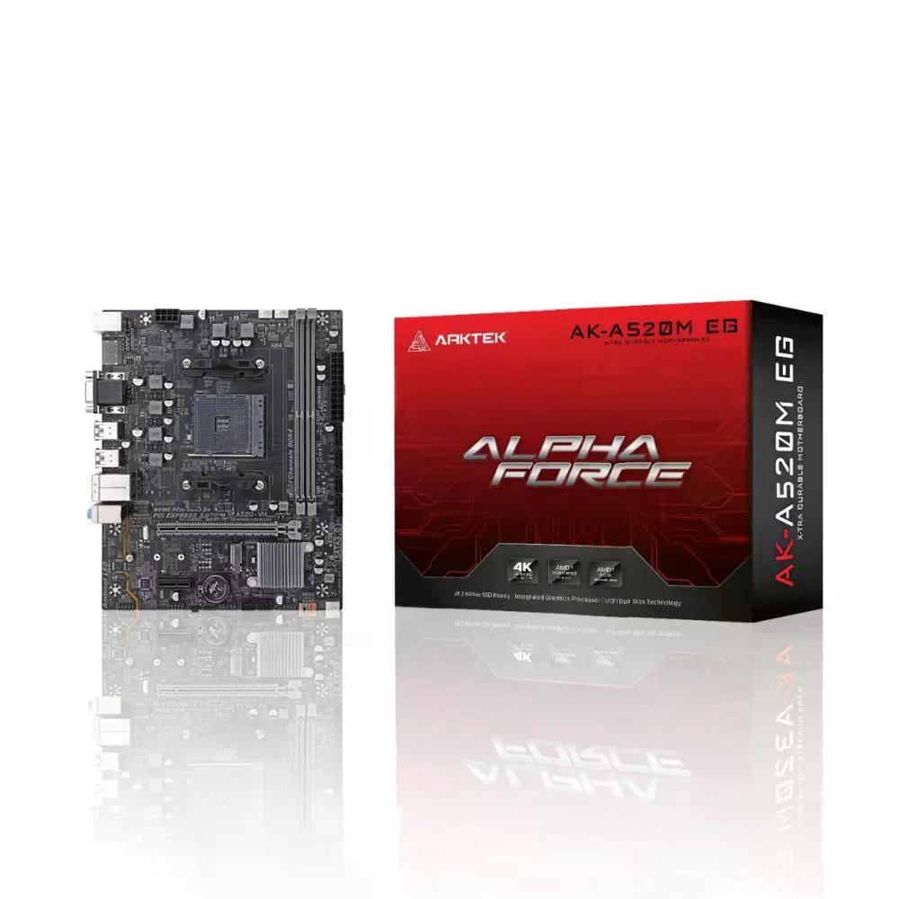 Placa Mãe Arktek A520m Eg Alpha Force, Ddr4, Amd, Am4, M.2, Micro Atx, Ak-a520m Eg Vs Placa Mãe Arktek A520m Eg Alpha Force, Ddr4, Amd, Am4, M.2, Micro Atx, Ak-a520m Eg Vs