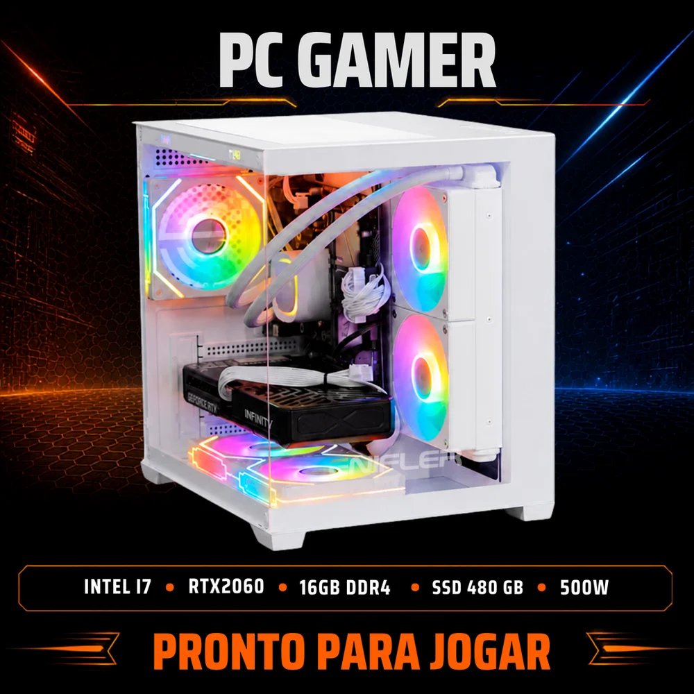 PC Gamer Intel I7, RTX 2060, 16GB DDR3, SSD 480GB, 500W - XL45OPAT-E - view 2