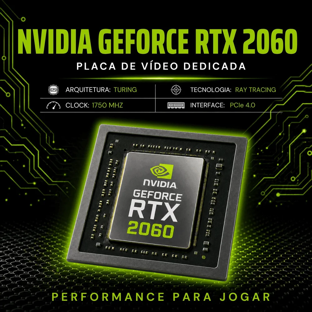 PC Gamer Intel I7, RTX 2060, 16GB DDR3, SSD 480GB, 500W - XL45OPAT-E - view 4