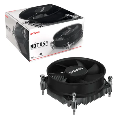 Cooler Para Processador PCyes Nótus St17, Intel LGA 1700, Tdp 65w, 2200 Rpm - St1765w